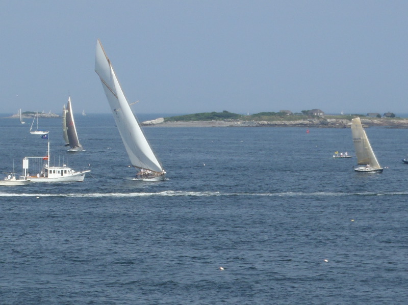 Racing off Marblehead