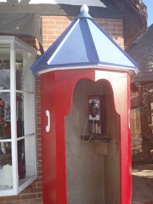 A real phone booth