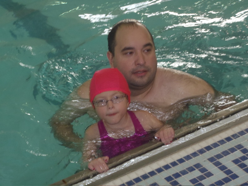 Dad helps Hope
