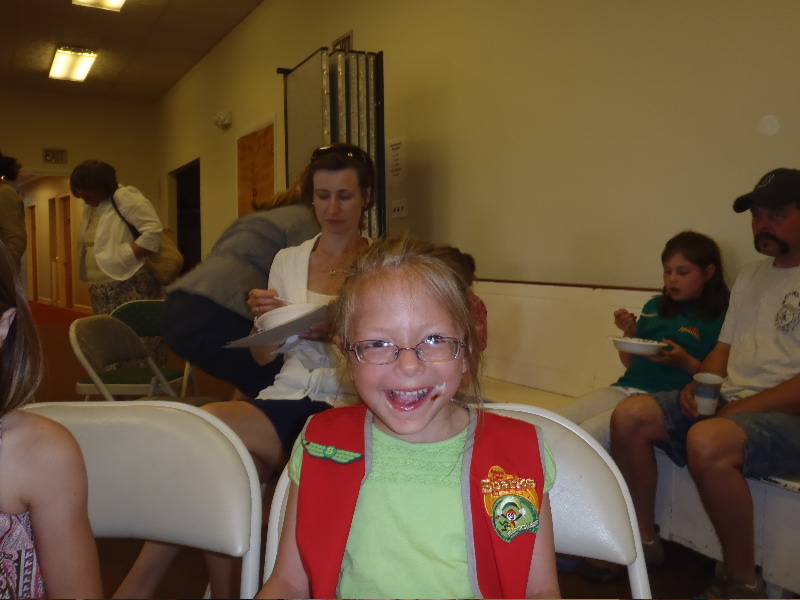 Hope's AWANA Icecream face