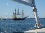 The Friendship off our starboard bow